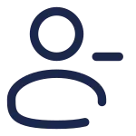 User Minus SVG Icon